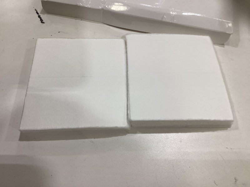 Condition photo showing As Is for motiskyy 100 pcs handmade deckle edge tent name cards folded to 3.5 x 2 inch 300 gsm tented blank place card for wedding place cards dinner table settings tag visiting business party supplies