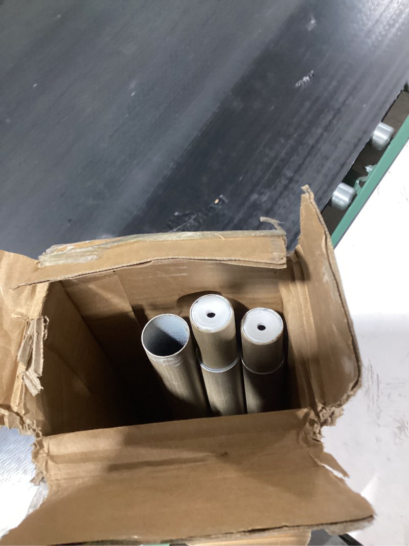 MODE Farmhouse Collection 1 1/8" Diameter Curtain Rod Set with Porch Doorknob Curtain Rod Finials an