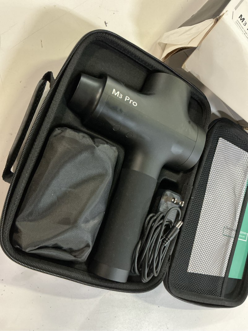 Condition photo showing Good Condition for opove m3 pro 2 massage gun deep tissue percussion muscle massager for workout, handheld percussive therapy fascia gun for athletes fast recovery 4-8 hours long battery life, powerful, quiet, black