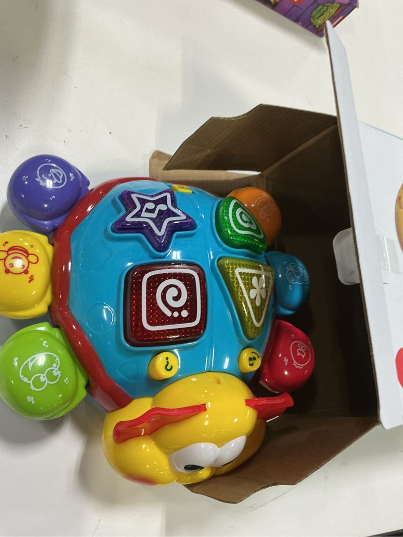 Condition photo showing Good Condition for AugToy Baby Crawling Toys 6 to 12 Month Tummy Time Spanish English Bilingual Learning Toy Infant Newborn Musical Light Up Toy 0-3 4 5 6 7 8 9 12-18 Month Montessori for Boy Girl Toddler