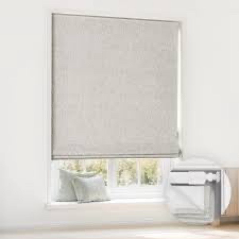 LazBlinds Cordless Roman Shades for Windows, Blackout Room Darkening Thermal Insulated Window Blinds