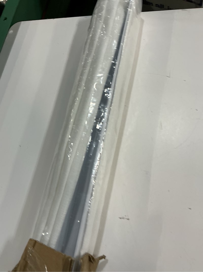 Condition photo showing Good Condition for everyday celebration linen blend cordless roman blinds – light filtering pull down window treatment for home, indoor shades & blinds (43x64 white) white 43"w x 64"h