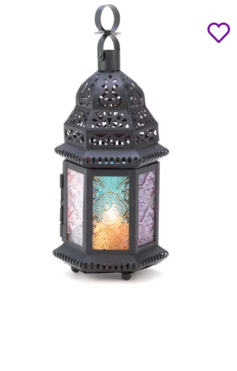 10.25'' H Tabletop Lantern