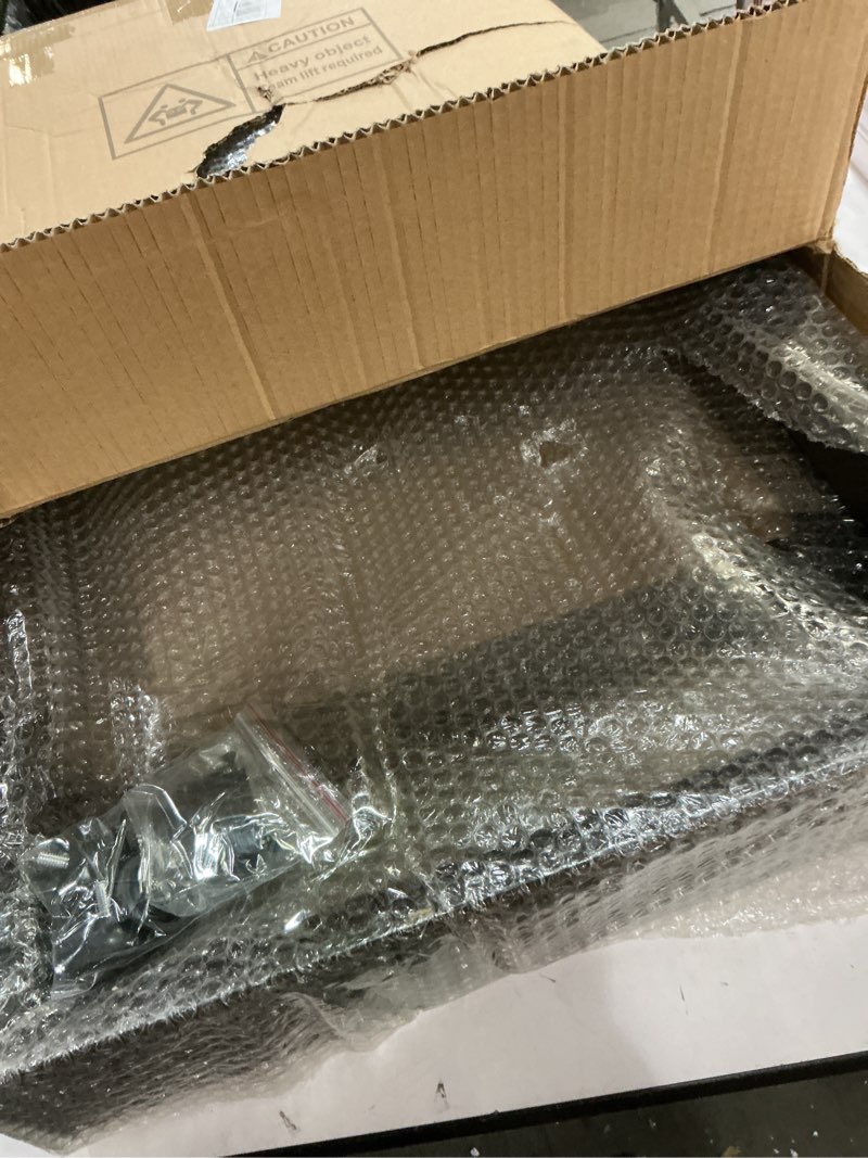 Condition photo showing Good Condition for sss furniture set of 2 metal table legs - heavy duty square tube iron for desk, dining, office - steel bench legs country style diy furniture (28x20 inch) black - 20 inch