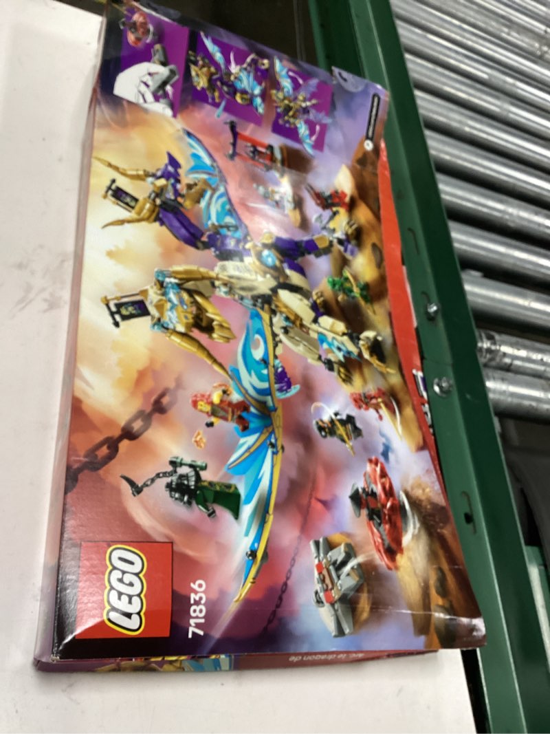 Condition photo showing New/Like New for lego ninjago arc dragon of focus battle playset - kids toy for ages 9 and up - birthday gift idea for boys and girls - dragons rising toy with 8 ninjago minifigures - 71836