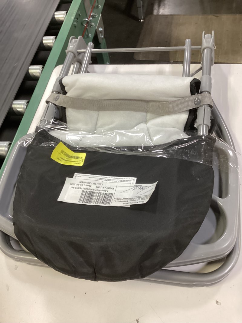 Condition photo showing As Is for cosco kids highchair for baby, simple foldable high chair, convenient, lightweight, and compact design, mapleton