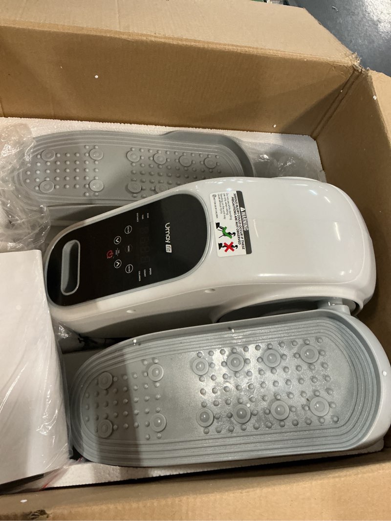 Condition photo showing Good Condition for Under Desk Elliptical Machine, Electric Leg Exerciser for Seniors, Quiet & Portable Electric Seated Eclipse Exercise Training Machine with Remote, 12 Speeds & Mute Function, Manual & Auto Mode White