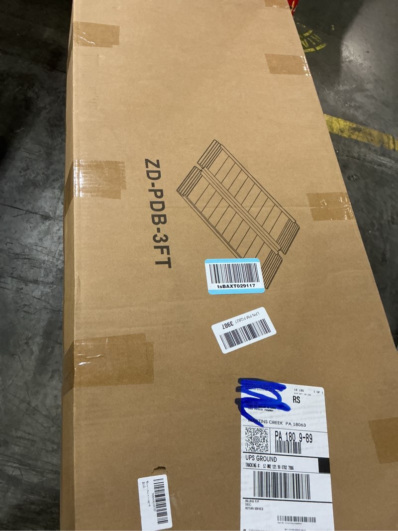 Condition photo showing New/Like New for 3ft portable wheelchair ramp with handle, non-slip aluminum ramps for wheelchairs for home, folding handicap wheelchair ramp for doorways, thresholds, steps, curbs, stairs, 800 lbs capacity 3ft (using height 3"-9")