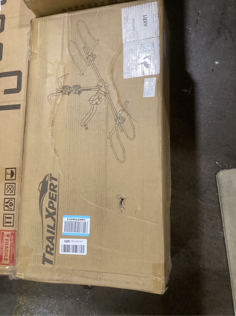 Condition photo showing Good Condition for 2-bike rack hitch mount, fits e-bikes, fat tires up to 5", 160lbs tilting hitch mount platform rack for cars suvs trucks -2" receiver