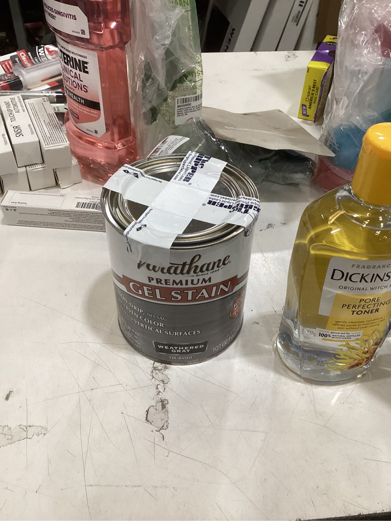 Condition photo showing Good Condition for varathane 269394 varathane-269394 premium fast dry wood stain, quart, weathered gray
