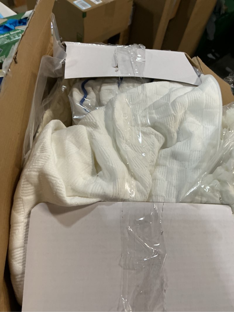 Condition photo showing As Is for viewstar Shredded Memory Foam Pillows Queen Size Set of 2, Adjustable Firm Pillows for Side Back Stomach Sleepers, Washable Removable Cover