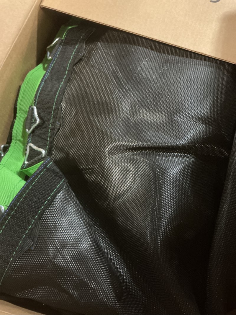 Condition photo showing Good Condition for zoomster replacement jumping mat, fits 15 ft round trampoline frame with 96 v-hooks, using 7" springs 160" premium trampoline mat (spring not included)