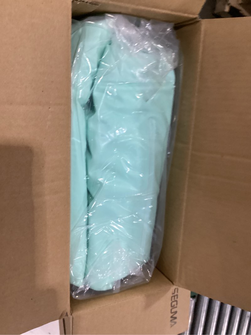 Condition photo showing New/Like New for sloosh inflatable tanning pool lounger float,85" x 57" extra large pool floats adult with pillow,4 in 1 suntan tub raft floatie,sunbathing bed lounge blow up ball pit party gifts,xl-cyan white cyan white x-large