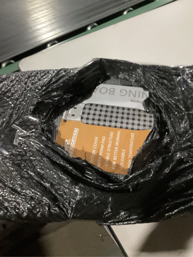 Condition photo showing New/Like New for SAVUK Ironing Board Cover and Pad Standard Size 15x54 inch Extra Heavy Duty Thick Padding, Heat Reflective, Non Stick Scorch and Stain Resistant (Geometric Grey, 15" x 54")