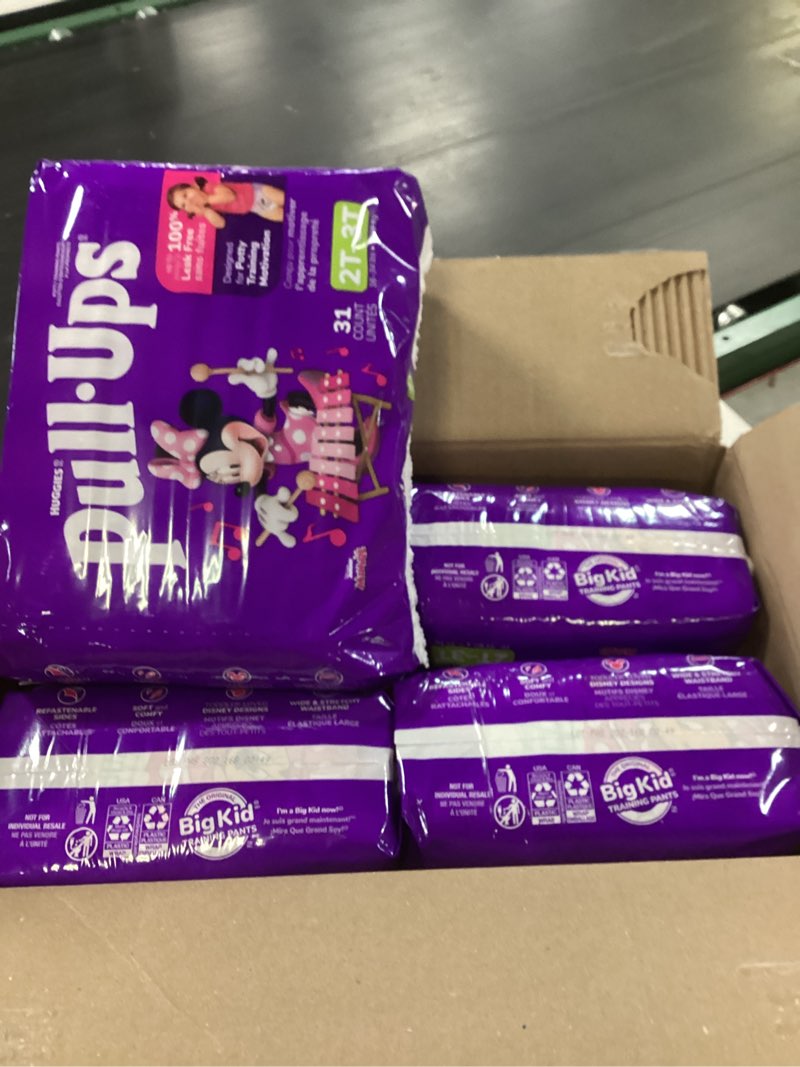 Condition photo showing New/Like New for Pull-Ups Girls' Learning Design Pack Disposable Training Pants - 2T-3T - 124ct