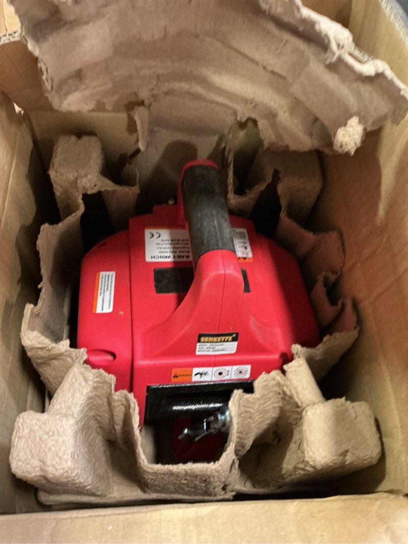 Condition photo showing Good Condition for Drill Powered Portable Winch 1000LBS, Drill Winch with 40FT Alloy Steel Wire Rope, Portable Drill Winch, Portable Handheld Drill Winch for Dragging Handling Trailer