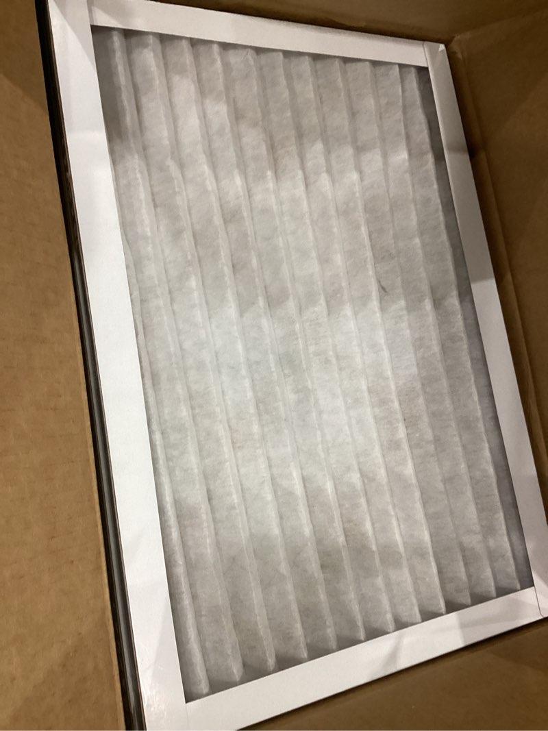 Condition photo showing New/Like New for amazon basics 14x20x1 air filter, merv 8 ac furnace filters, allergy control, electrostatic, removes dust pollen and lint, 6-pack (actual size: 13.75" x 19.75" x 0.75") 14x20x1 merv 8