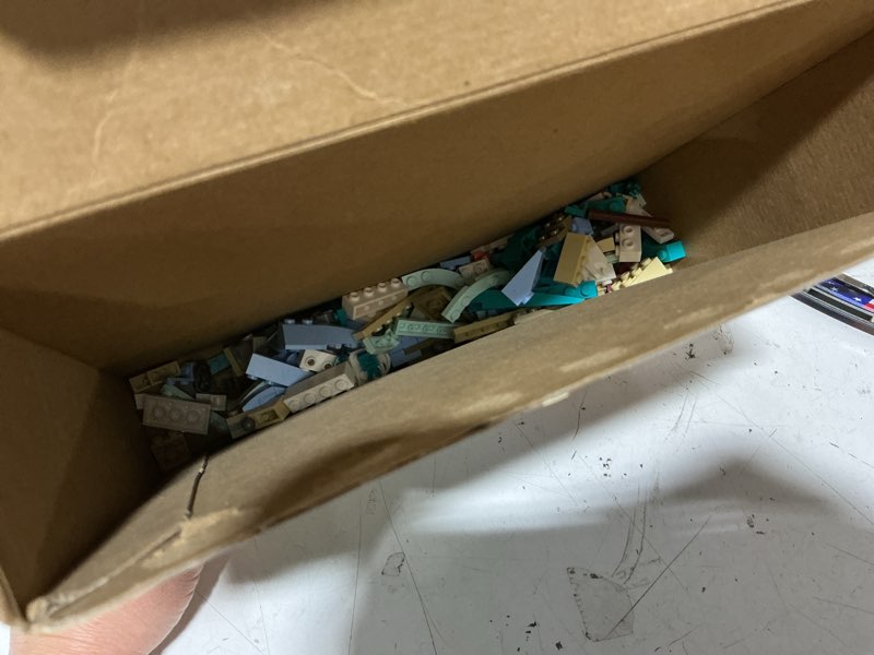 Condition photo showing As Is for lego creator 3 in 1 sea animals: beautiful dolphins building toy for girls, boys, & kids, ages 8+ - gift for birthdays - build a dolphin, seahorse, or crab animal figure - 31385