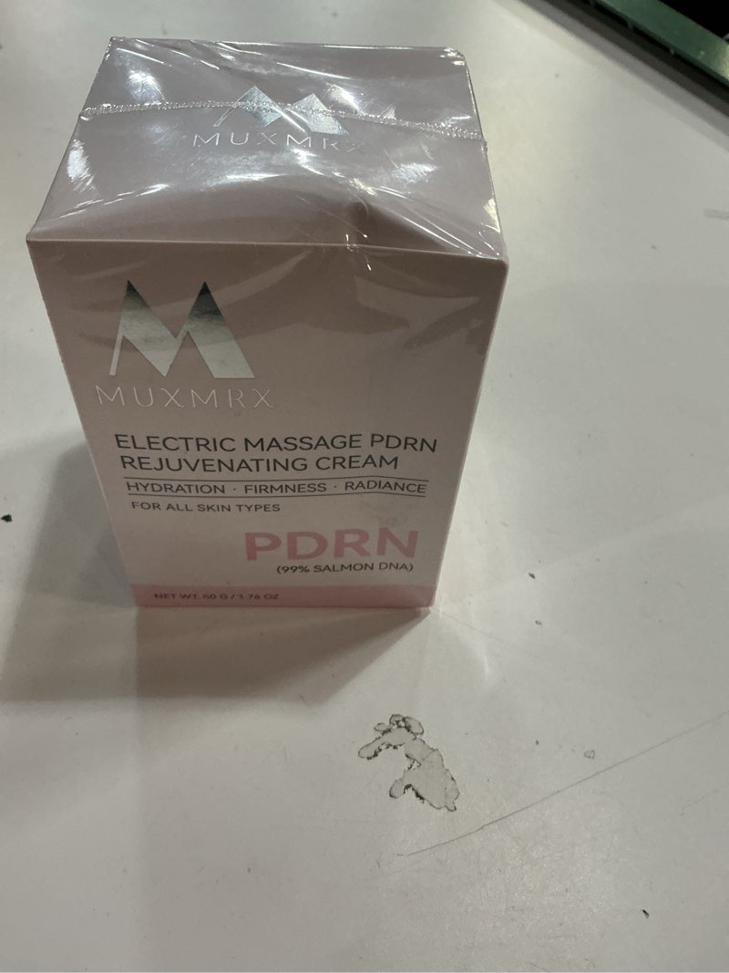 Condition photo showing New/Like New for Electric Massage PDRN Firming Face Cream, 1000ppm PDRN Salmon DNA Face Moisturizer with Collagen, Hyaluronic Acid & Niacinamide, Firms, Glow Hydrating, Anti-Aging & Wrinkle, Korean Skin Care 1.76oz