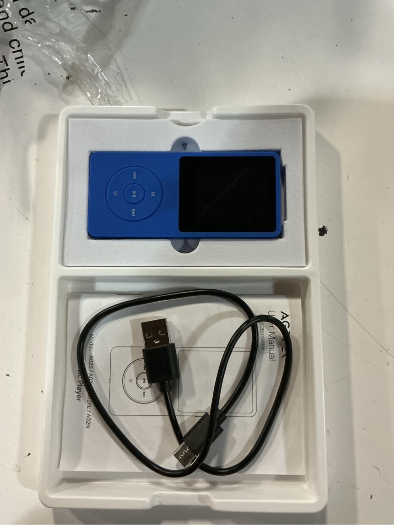 Condition photo showing Good Condition for agptek a02pl 64gb mp3 player, 70 hours playback lossless sound music player, supports up to 128gb(deep blue) 64gb deep blue
