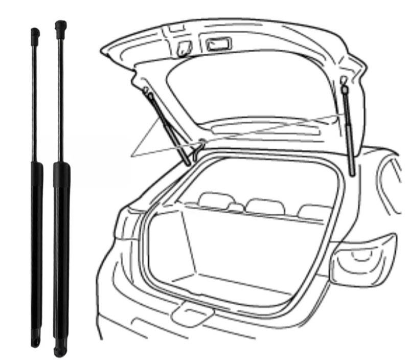 A-Premium Tailgate Rear Trunk Lift Supports Struts Compatible with Volvo 940 1991 1992 1993 1994 199