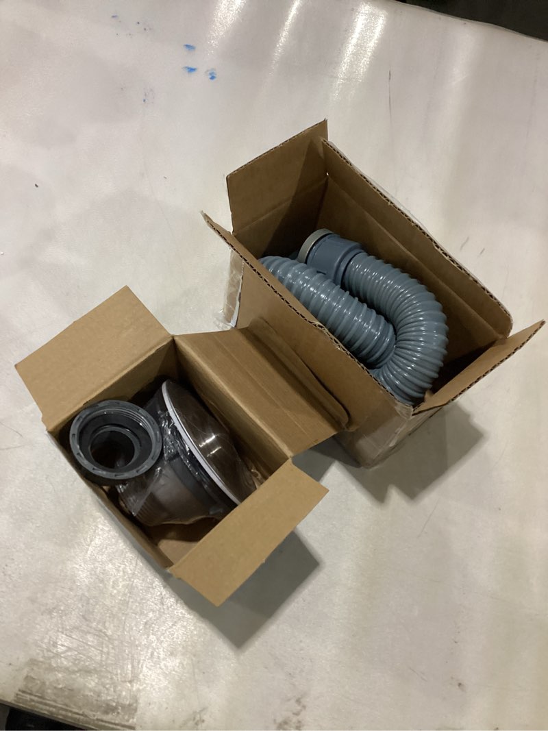 Condition photo showing Good Condition for Drain Plug Basket Strainer Stainless Steel Sink Plug Kit, Hair Salon Shampoo Basin Drain Plug kit, Fast Drainage Sink Plug with Hair Catcher Accessories for Shampoo Bed, kitchen, Sturdy and Durable