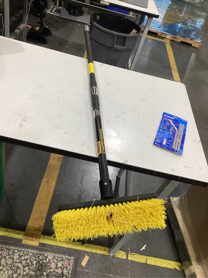 Condition photo showing Good Condition for rubbermaid commercial products 12-in poly fiber stiff deck brush