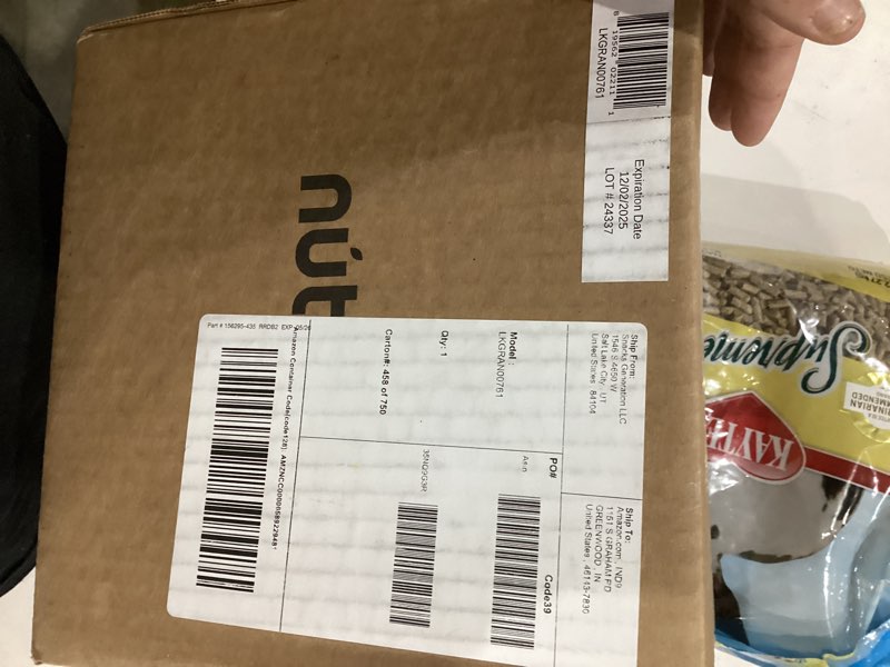 Condition photo showing New/Like New for NuTrail Nut Granola, Variety Pack, No Sugar Added, Gluten Free, Grain Free, Keto, Low Carb, Healthy Breakfast Cereal 8 oz. 6 Count 8 Ounce (Pack of 6)
