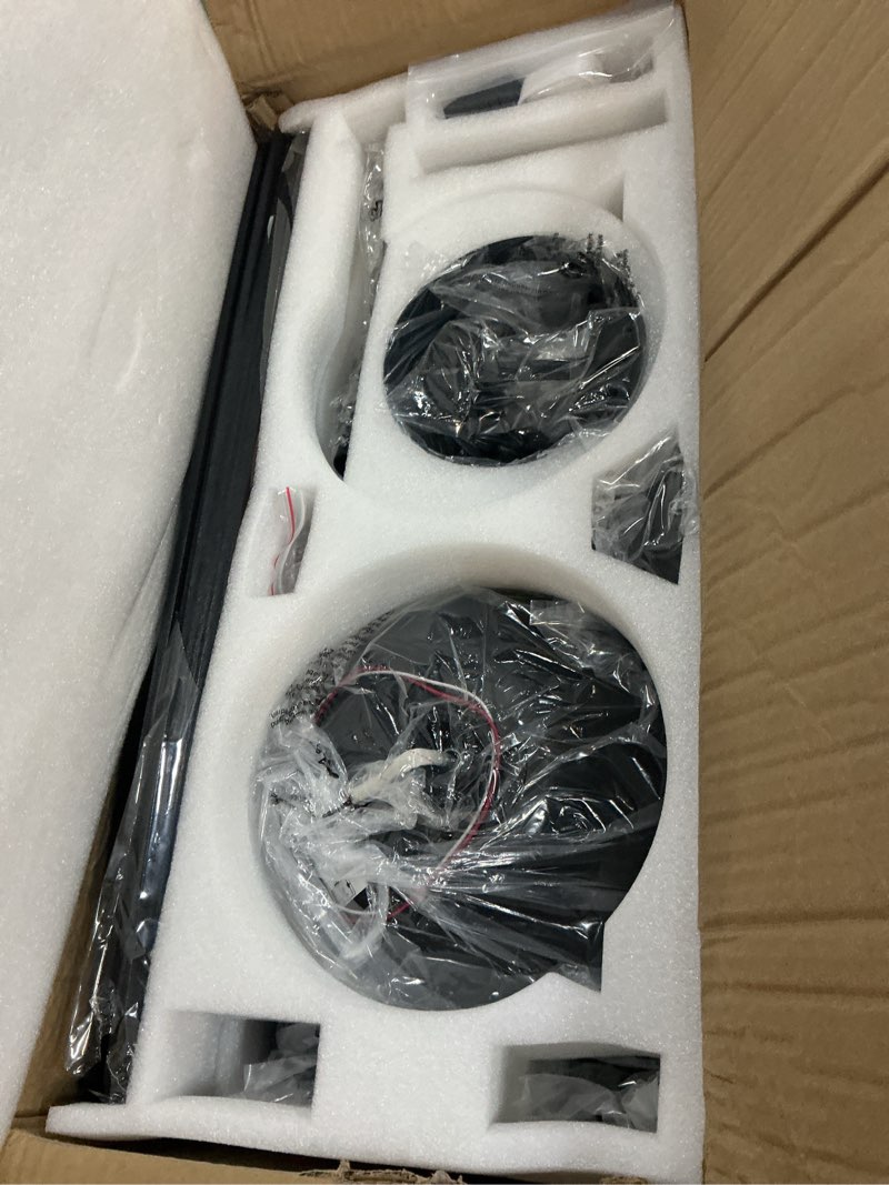 Condition photo showing New/Like New for fanbulous 62 inch ceiling fan no light, 6-speed quiet dc motor with remote | durable metal housing, whisper-quiet dc motor, powerful 62" airflow, 6-speed remote, reversible, timer, indoor/outdoor black 62 inch