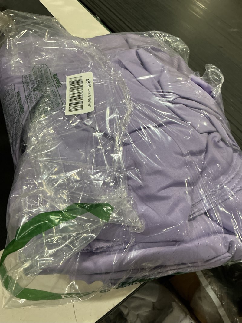 Condition photo showing Good Condition for 12 pack lavender tablecloth 90 inch round tablecloth lavender round tablecloth washable polyester fabric bulk light purple tablecloths round table cloths for parties wedding banquet buffet dinning lavender 12 pack 90inch