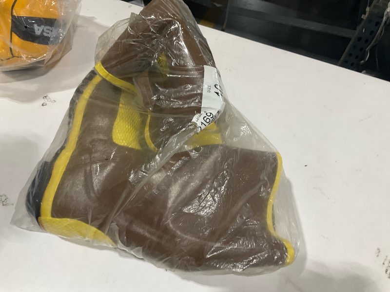 Condition photo showing Good Condition for nwt ranger honeywell rubber boots mens 8 brown yellow steel toe work fish rain