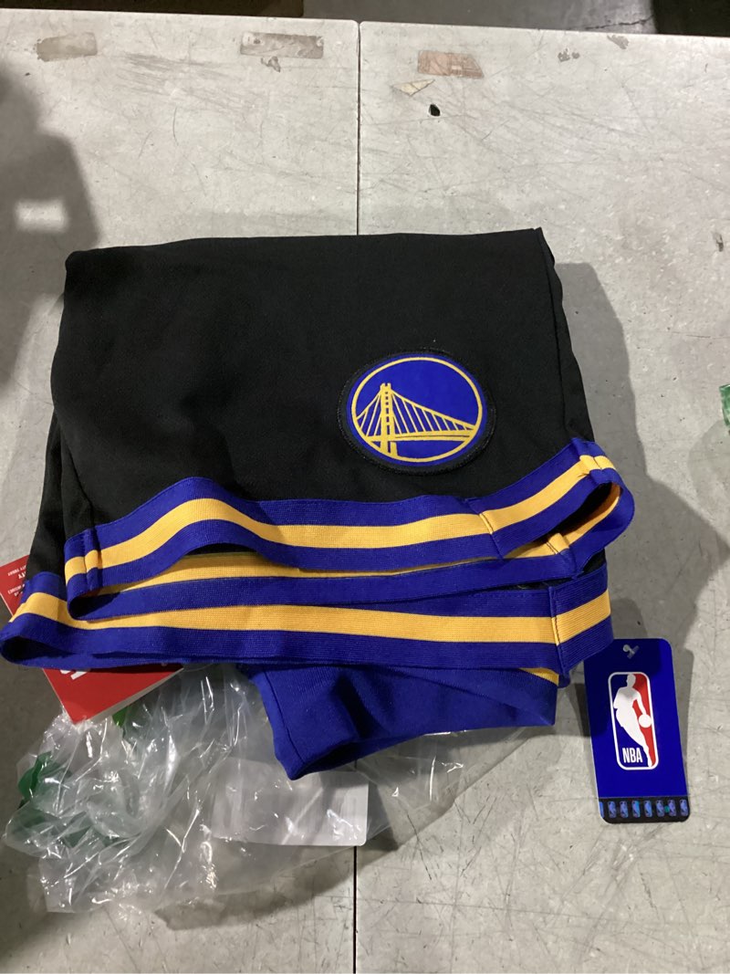 Condition photo showing Good Condition for Ultra Game NBA Golden State Warriors Mens Woven Basketball Shorts, Team Color, X-Large