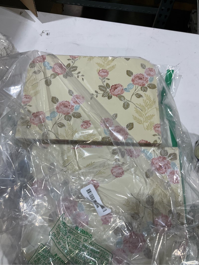 Condition photo showing Good Condition for fasmov 3 pack paperboard suitcases storage box decorative boxes storage gift boxes with lids for photo storage home decoration, wedding, birthday, anniversary, light yellow