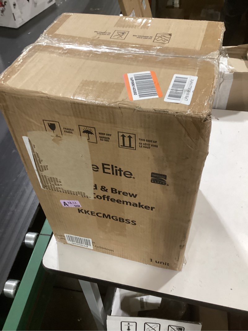 Kenmore Elite Grind and Brew Coffee Maker - Built-In Grinder, Automatic Drip Coffee Machine, 12 Cup 