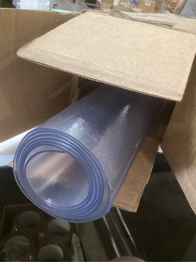 Condition photo showing Good Condition for lovepads frosted desk mat 30 x 48 inch, 1.5mm thick frosted table protector, waterproof plastic table cover protector, pvc desk protector mat, vinyl desk cover for desktop, coffee & dining table 30" x 48" (rectangular) new frosted 1.5mm