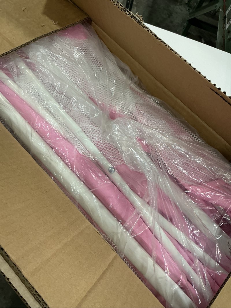 Condition photo showing New/Like New for TOREVSIOR Foldable Baby Playpen with Mat, 50"×50" Foldable Playpen for Babies and Toddlers, Indoor & Outdoor Kids Safety Play Pen, Portable Play Yard, Foldable Baby Playpen with 50 Ocean Balls PINK 50"×50"