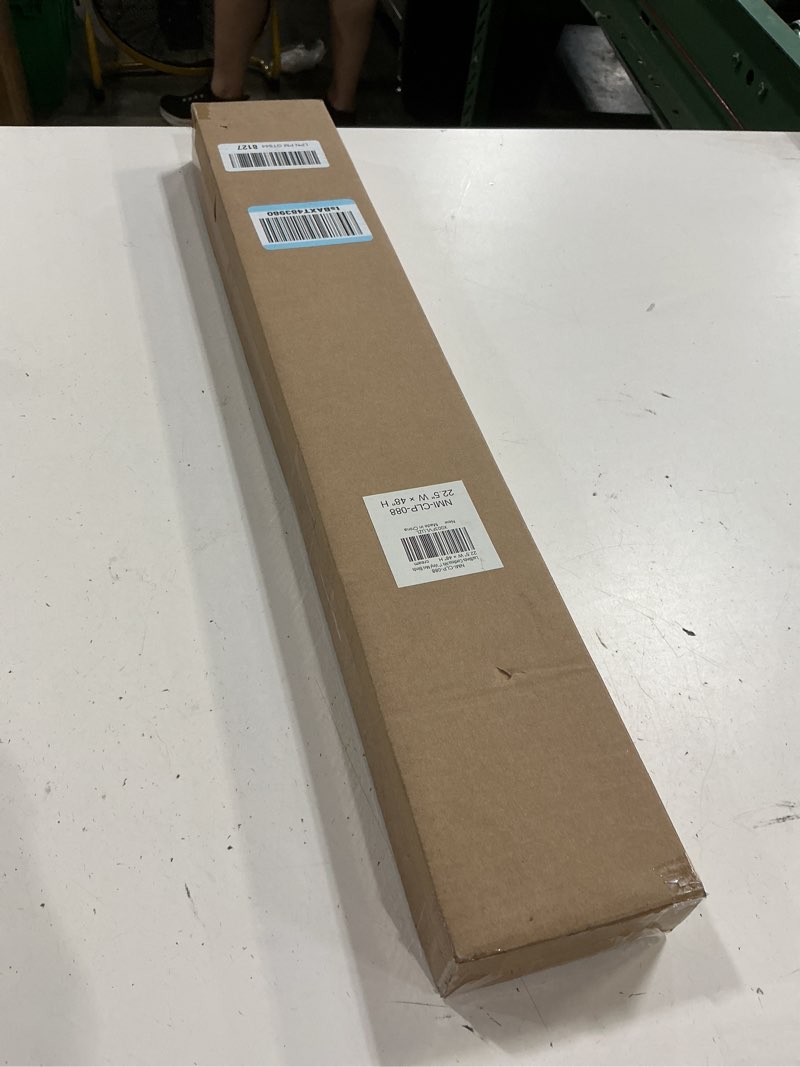Condition photo showing New/Like New for lazblinds no tools no drill 1" vinyl mini blinds, cordless blinds for windows, light filtering horizontal window blinds & shades, 22 1/2" w x 48" h, cream cordless-cream 22 1/2" w × 48" h
