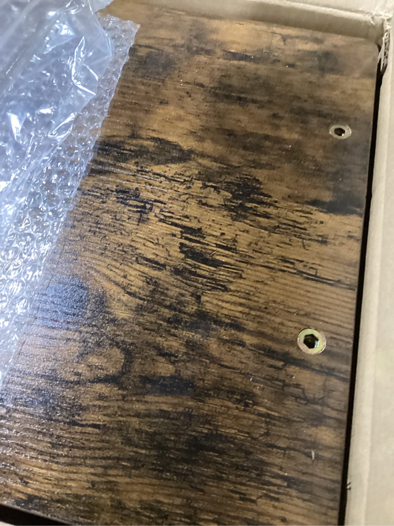 Condition photo showing Good Condition for 4-Tier Small Kitchen Storage Cart on Wheels, Metal Fruit Basket Stand with Pull-Out Baskets & Wood Top for Potato Onion Produce Snack Veggies 4 Tier Black