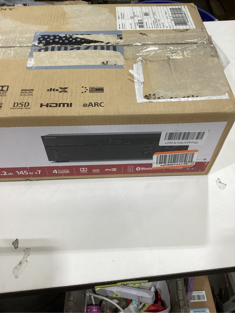 Condition photo showing As Is for Sony STR-DH790 7.2-ch Surround Sound Home Theater AV Receiver: 4K HDR, Dolby Atmos & Bluetooth Black Receiver Receiver