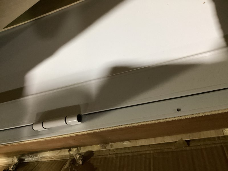 Condition photo showing Good Condition for vevor concession window 60x36 in, aluminum alloy service windows for food truck, up to 85 degrees stand serving window with 4 sliding door, awning door, and drag hook, for concession trailers 4 left&right sliding windows 60x36in