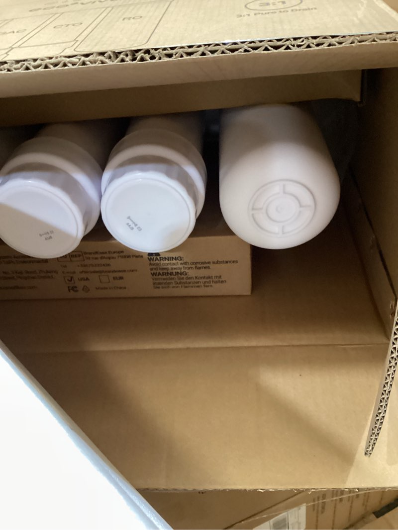 Condition photo showing New/Like New for ecoviva 800gpd undersink reverse osmosis system, german design with nsf/ansi 58 61 372 tankless 3:1 pure to drain 9-stage, 10 years robust alkaline ro water filtration, fully sealed noise reduction white