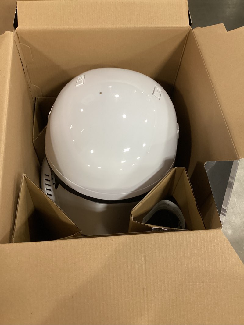 Condition photo showing Good Condition for star wars the black series first order stormtrooper premium electronic helmet, the last jedi roleplay collectible,multi-colored,standard,f0012 std