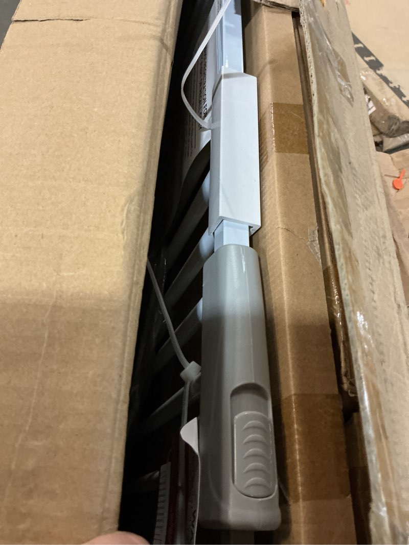 Condition photo showing Good Condition for 54.7"-60.2" baby gates extra wide for doorways, 40.5" tall dog gate indoor, walk through pet gates no drilling auto close pressure mounted safety child toddler gate, white white 54.7"- 60.2"