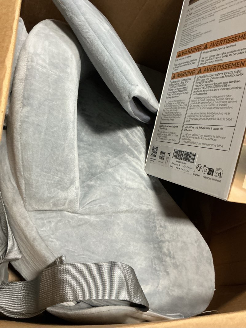 Condition photo showing Good Condition for Momcozy CozyPro Nursing Pillow - All Around Lumbar & Arm Support - Safety Guard, Firm & Springy Memory Foam-Stable, Ergonomic Support, Easier Breastfeeding, Wider Cushion, Adjustable, Removable Cover Grey (Cozypro With Lumbar Support) CozyPro Nursing Pillow