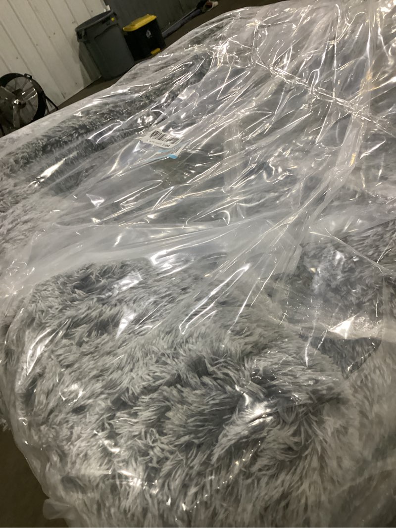 Condition photo showing Good Condition for eheyciga foldable human dog bed, 72"x44"x11" orthopedic memory foam human sized dog bed, waterproof pet bed for people, faux fur pet couch for adult with non-slip bottom, grey 72x44x11(folded 44x36) grey