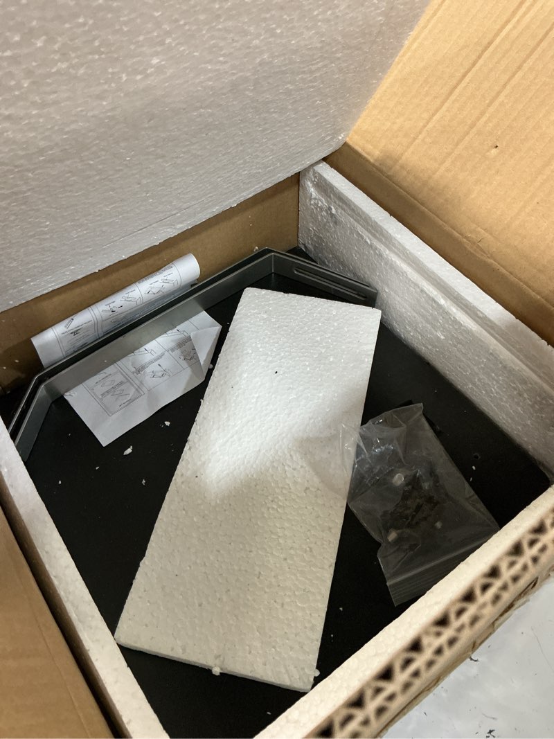 Condition photo showing As Is for cat window perch, hammock seat for indoor cats, pet cat bed shelf for window sill (grey)