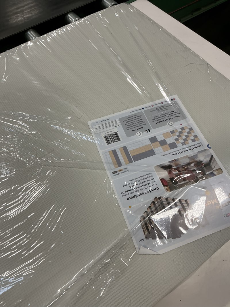 Condition photo showing Good Condition for MioTetto Soft Non-Toxic Foam Baby Play Mat | Toddler Colorful Jigsaw Puzzle 36 Squares Floor Mats for Kids & Babies | EVA Foam Interlocking Tiles for Gym, Nursery, Playroom