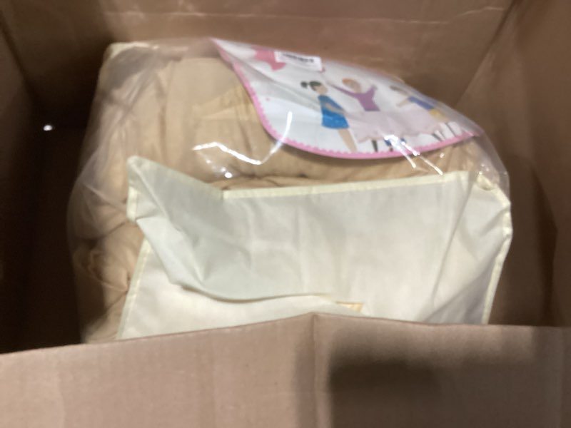 Condition photo showing As Is for Wish Care 6 Pack Champagne Rectangle Table Clothes for 8 Foot Tables, Polyester Fitted Tablecloths 8ft Stretch Table Cover for Wedding, Birthday, Parties, Trade Show, Craft Show 96" x 30" (8 Ft - 6 Pcs) Champagne