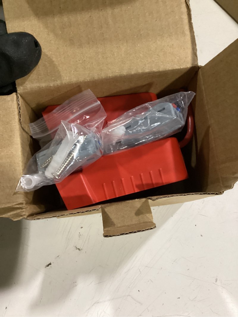 Condition photo showing Good Condition for 2 packs power wheel adapter compatible with milwaukee 18v battery adapter with low voltage cutoff for diy rc car toys red