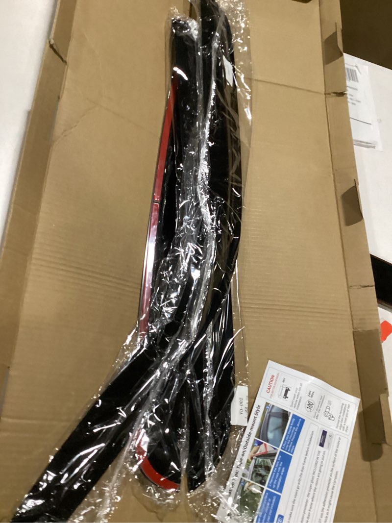 Condition photo showing New/Like New for Window Visors Rain Guards for 2014-2023 Jeep Cherokee, Out-Channel Window Vent Wind Deflectors Visors Shades for 14-23 Cherokee KL